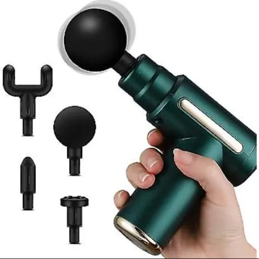 Chargeable Mini Massage Gun – Deep Tissue Muscle Massager for Full Body