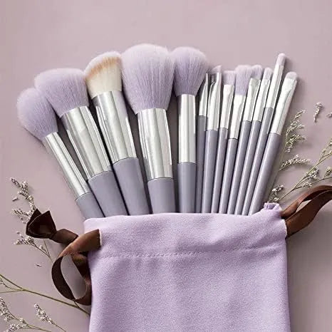 13 Pcs Makeup Brush Set - Beauty Cosmetic Tools